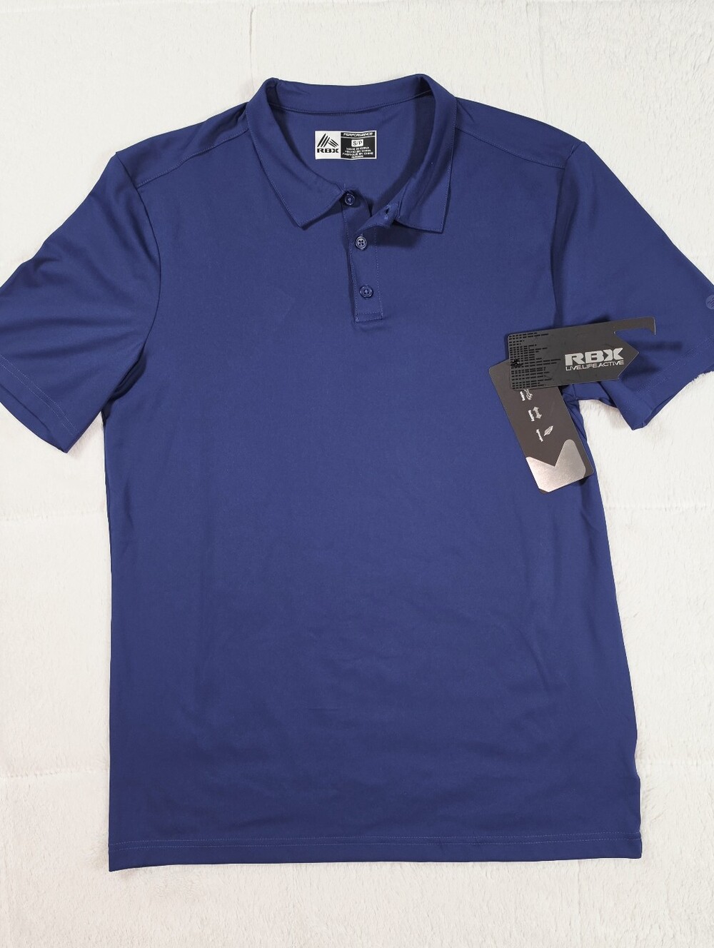 RBX Men's Polo in Deep Blue